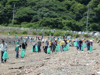 自然海浜を守ろうクリーンアップ大作戦